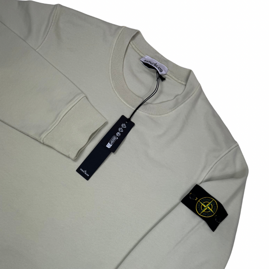 Sudadera cuello redondo Stone Island lima claro - talla XL/2XL/3XL