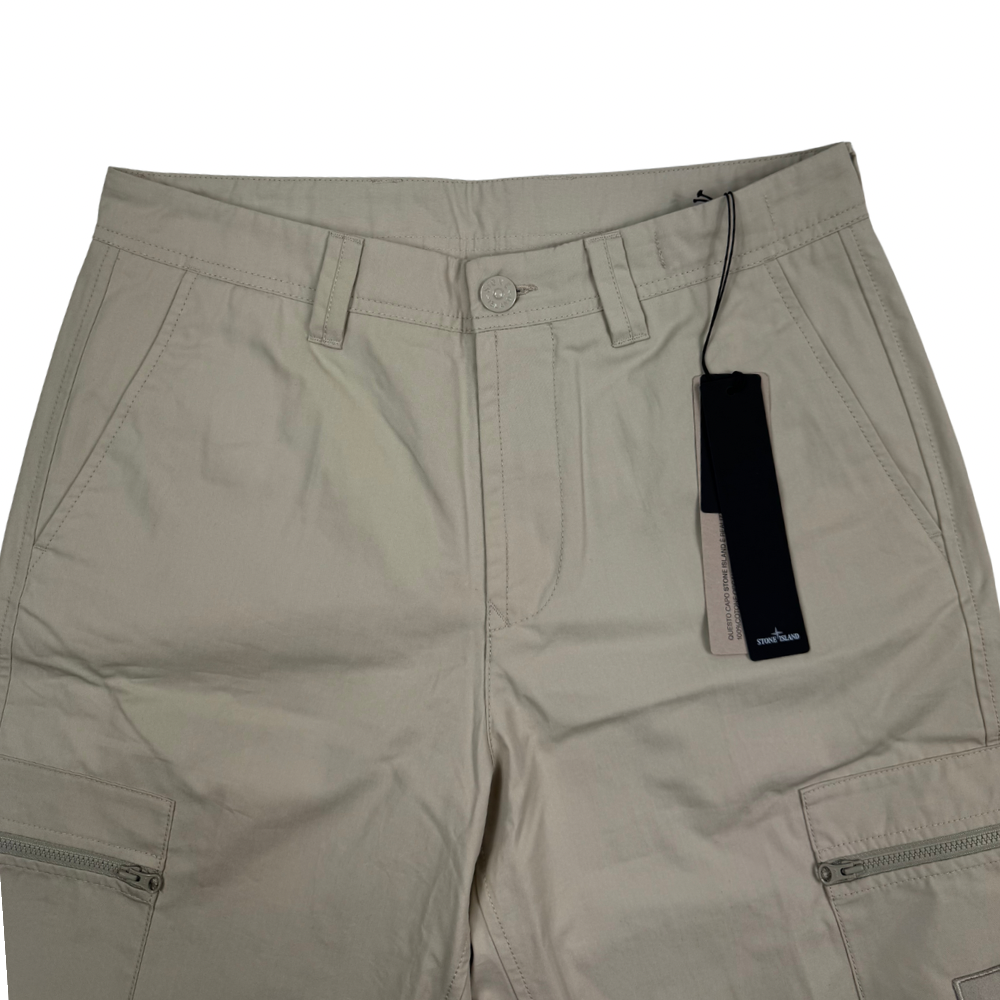 Pantalón Cargo Stone Island Ghost beige - talla W30/W31