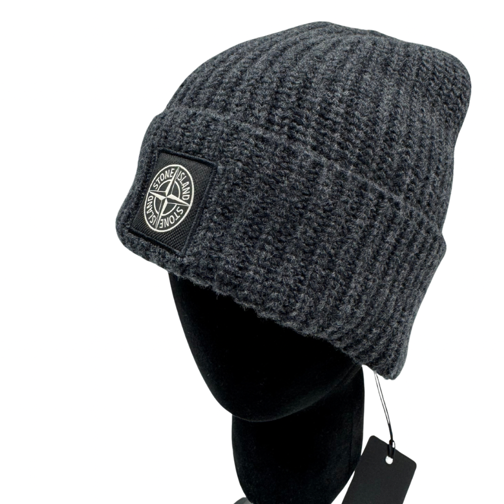 Gorro de lana Stone Island Gris oscuro - talla UNI