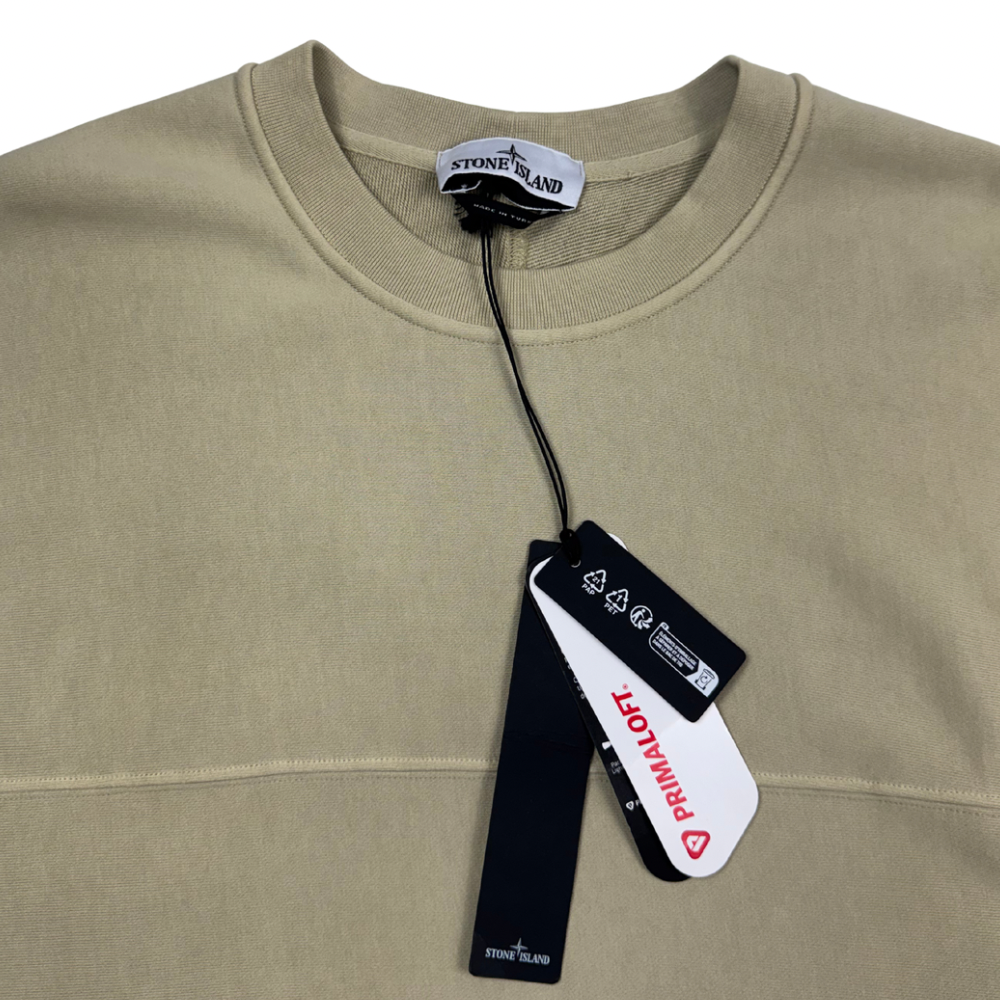 Sudadera cuello redondo Primaloft Stone Island camel claro - talla 2XL
