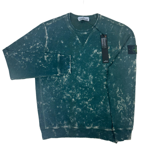 SUDADERA CUELLO REDONDO OFF DYED CREW STONE ISLAND - talla S/L