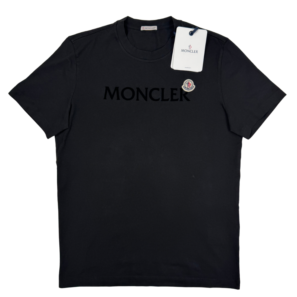 Camiseta Moncler negro manga corta - talla M