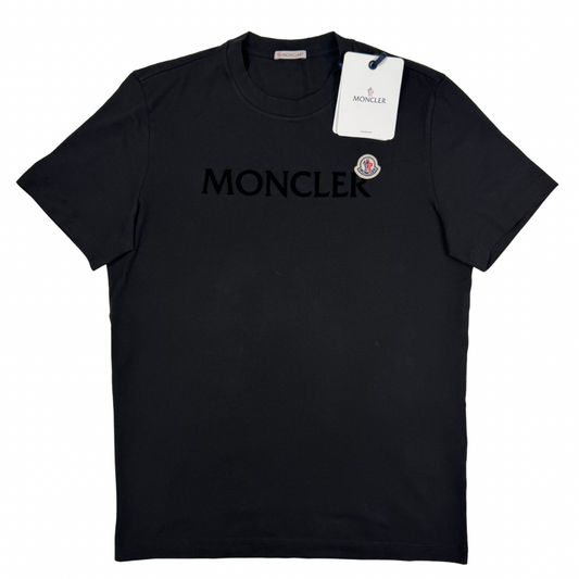 Camiseta Moncler negro manga corta - talla M