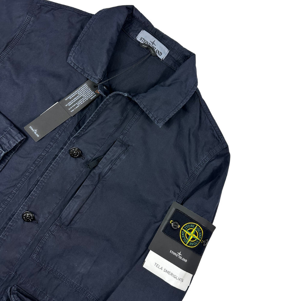 CHAQUETA STONE ISLAND TELA SMERIGLIATA- talla M