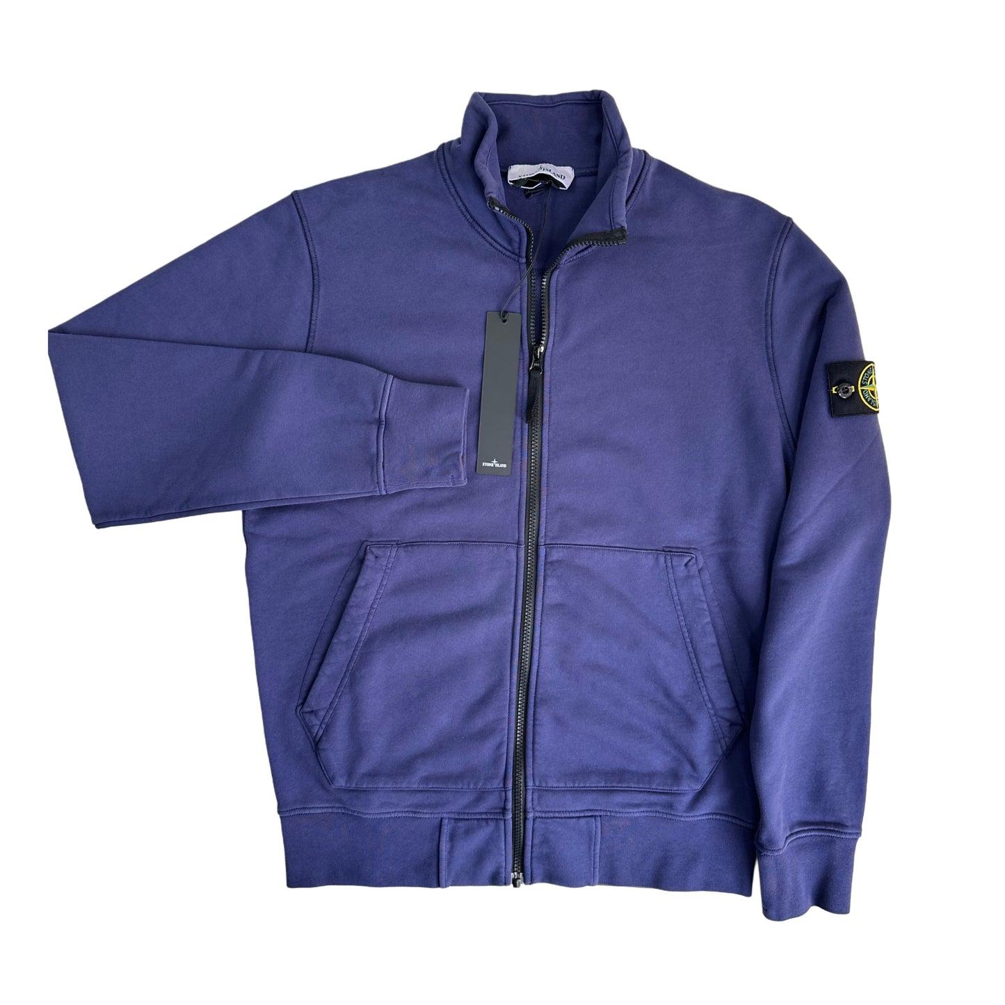 SUDADERA CON CREMALLERA STONE ISLAND - talla M