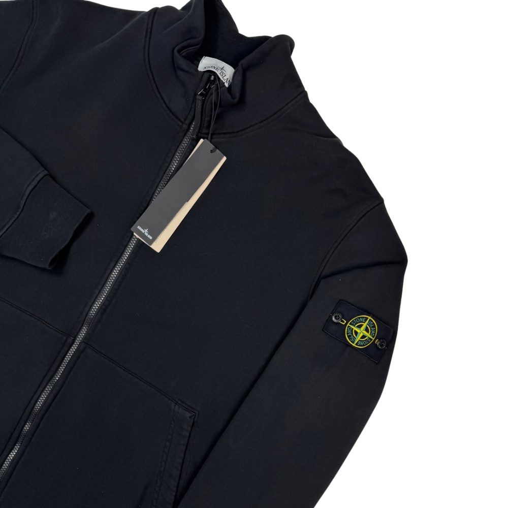 Sudadera Stone Island con cremallera negro - talla 3XL