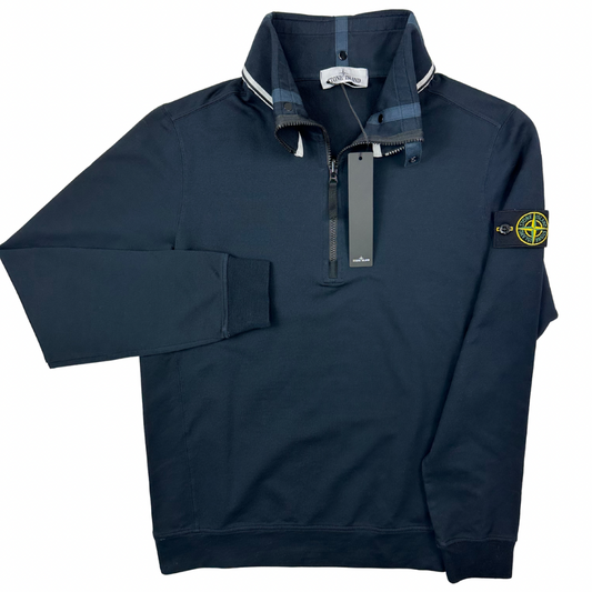 SUDADERA HALF ZIP STONE ISLAND - talla M