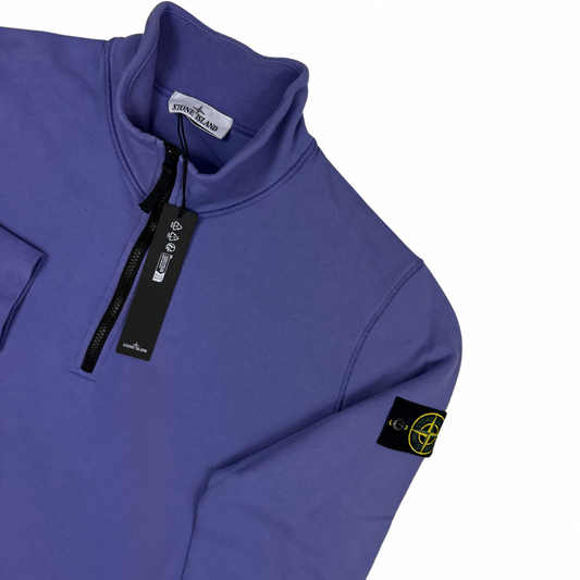 Sudadera Half - Zip Stone Island Morado - talla M / L / XL