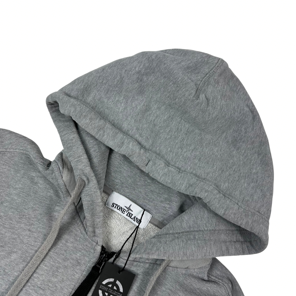 SUDADERA CON CREMALLERA Y CAPUCHA STONE ISLAND - talla XL