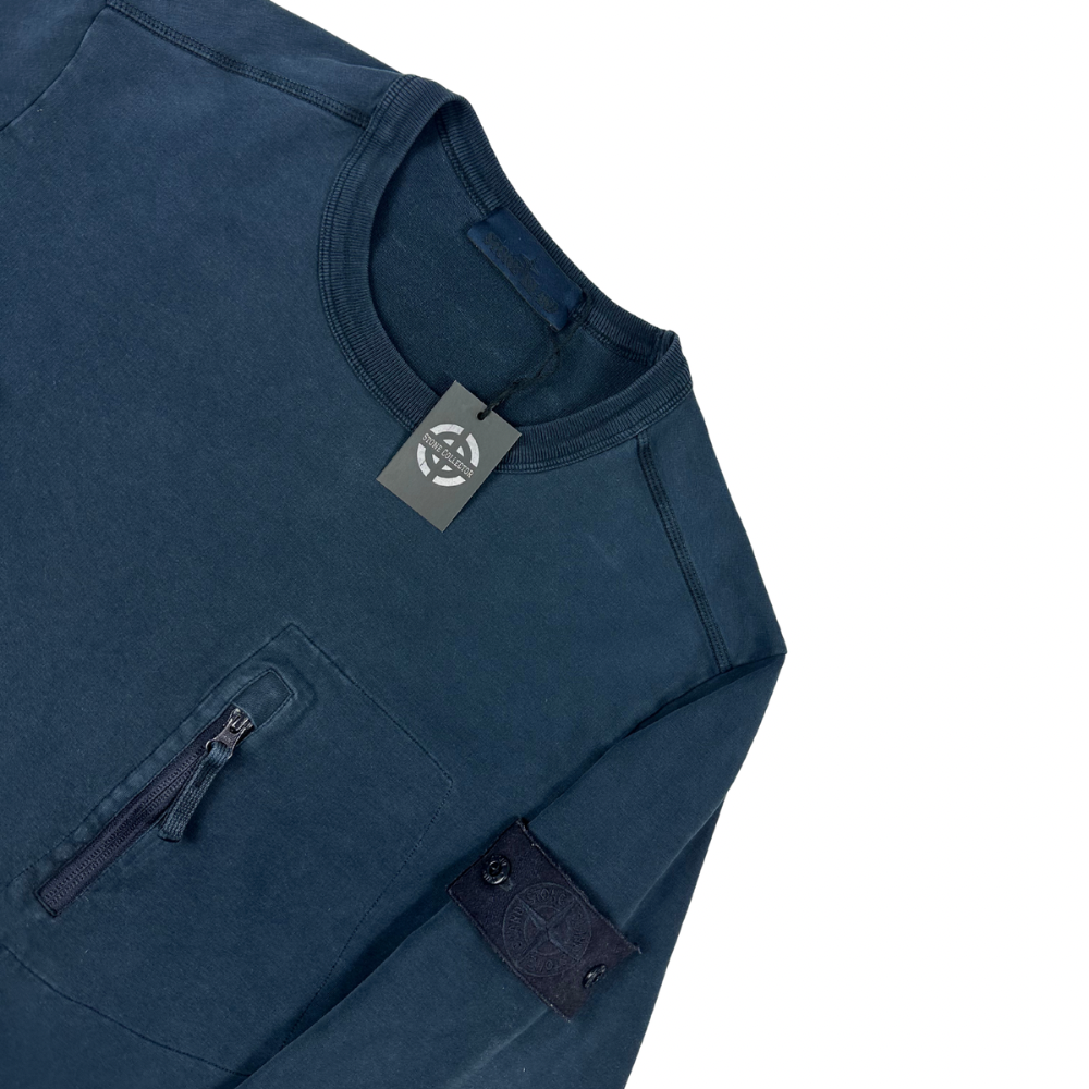 SUDADERA CUELLO REDONDO GHOST STONE ISLAND - talla M