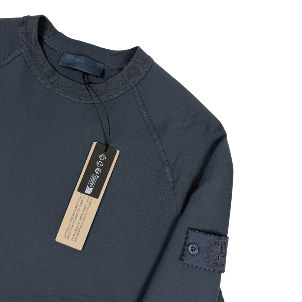 Sudadera cuello redondo Stone Island Ghost azul - talla M