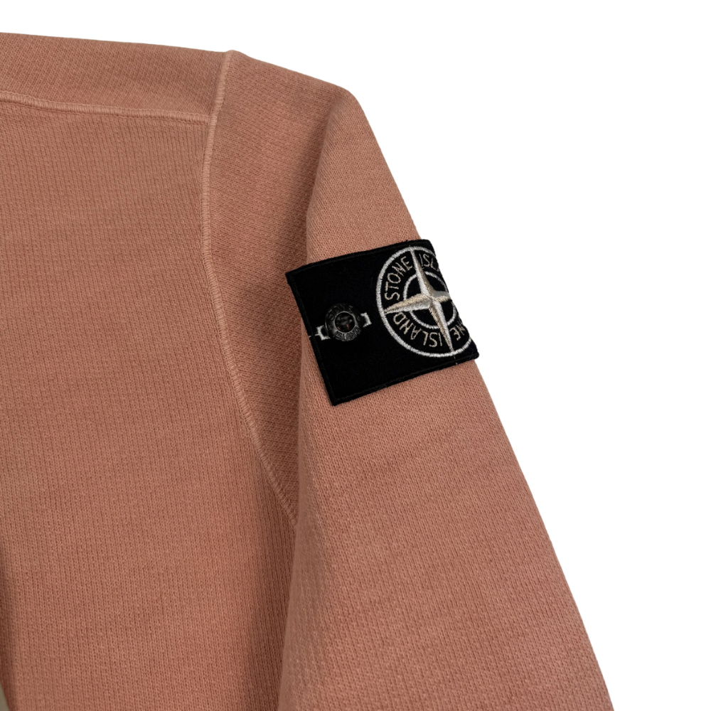 Sudadera Cuello Redondo Stone Island Closed Loop Project Coral - talla S