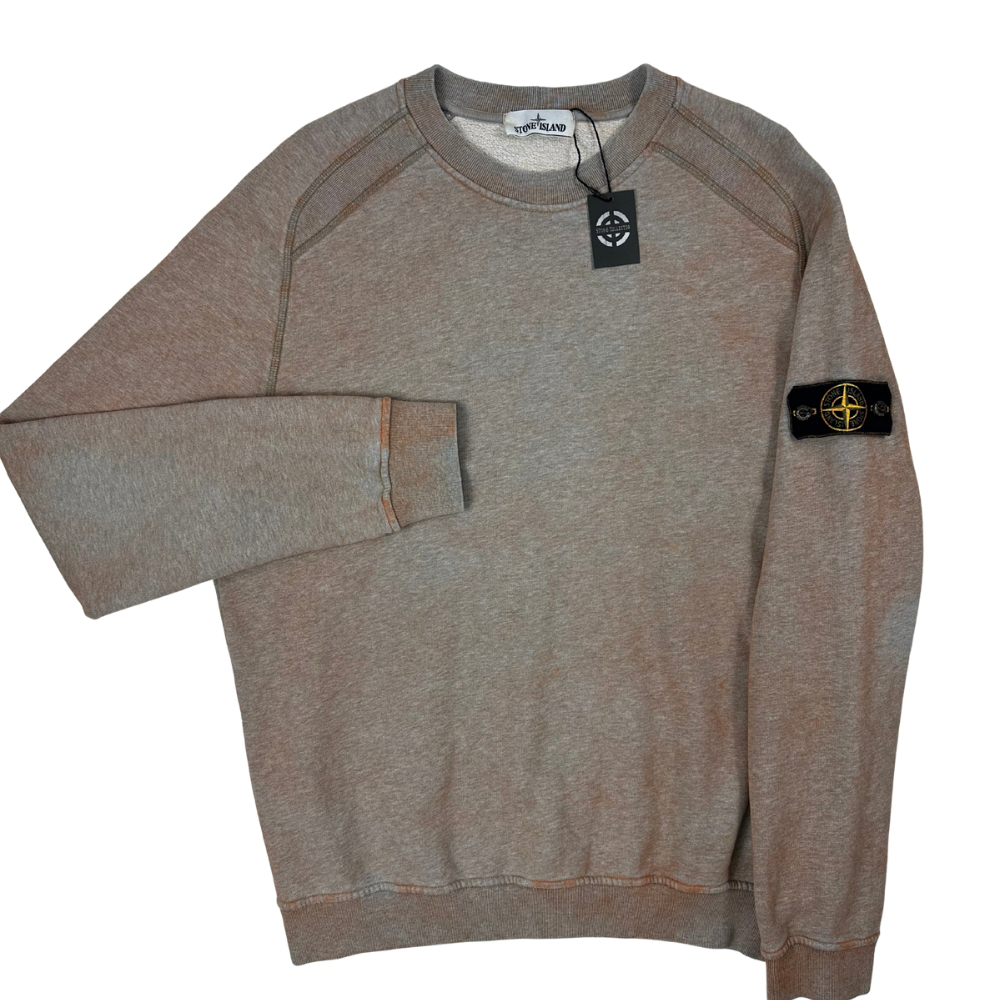 SUDADERA CUELLO REDONDO DUST STONE ISLAND  - talla L