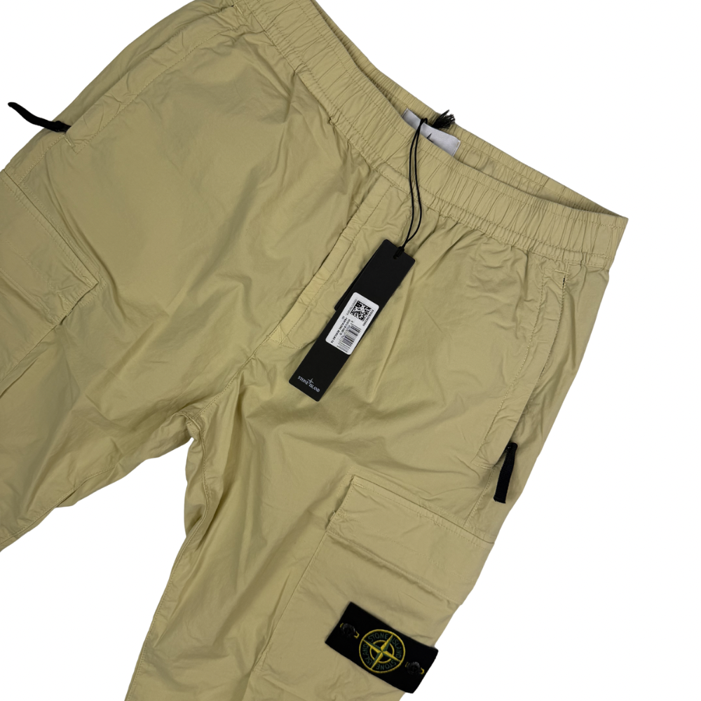 Pantalón Cargo Stone Island Beige Claro Type Re-t - talla W/32