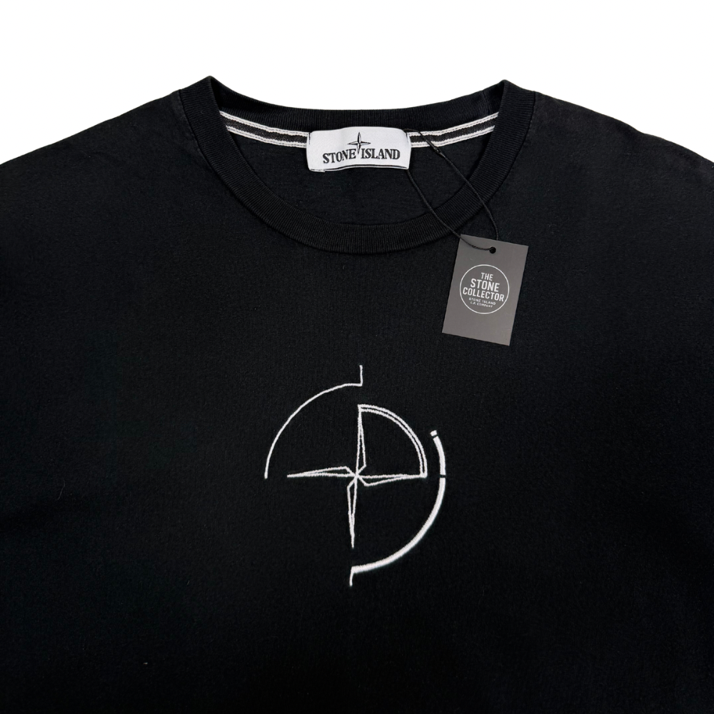 Camiseta Stone Island Negra manga corta - talla L