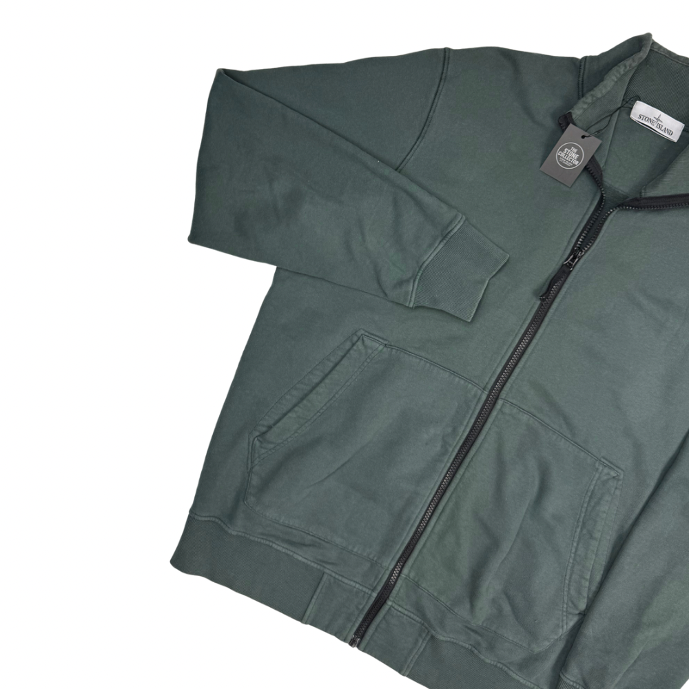Sudadera con cremallera Stone Island Verde - talla XL