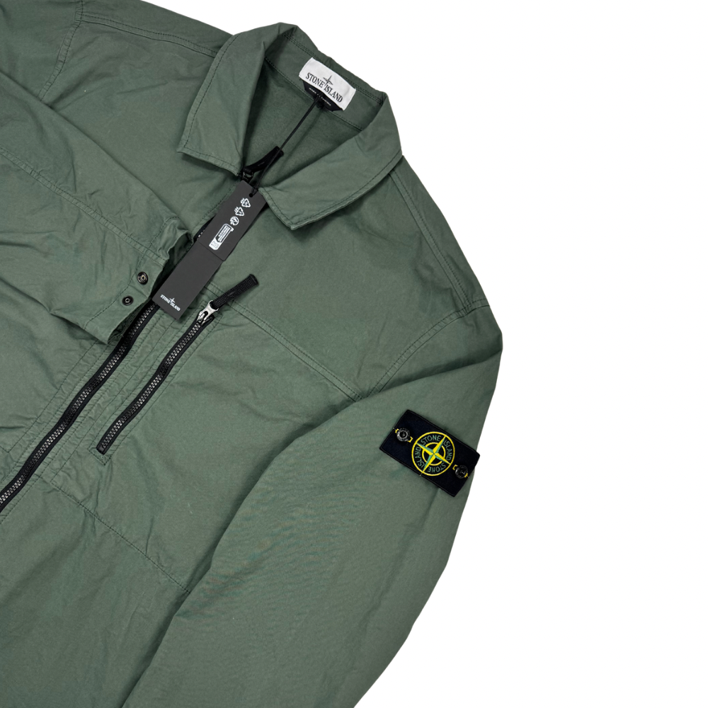 Sobrecamisa Stone Island verde - talla 3XL