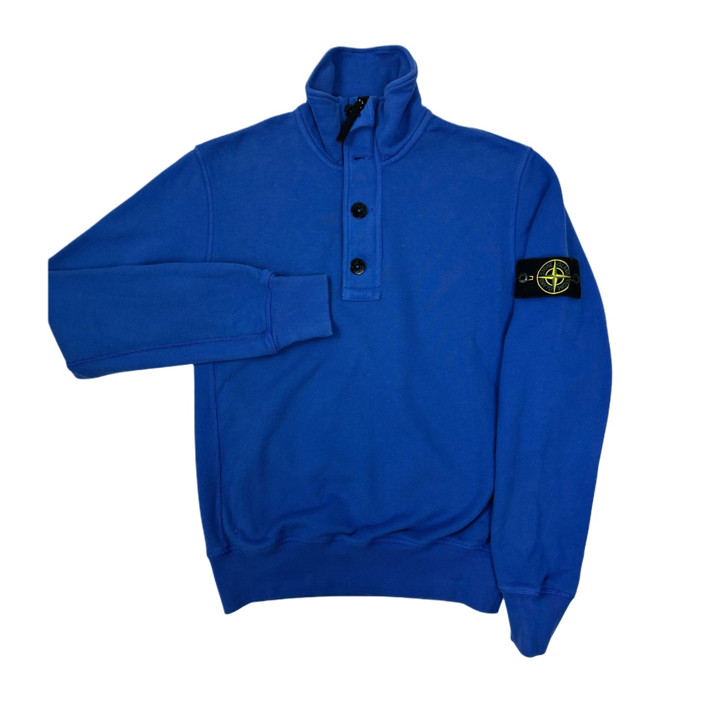 SUDADERA HALF-ZIP CON BOTONES STONE ISLAND - talla S