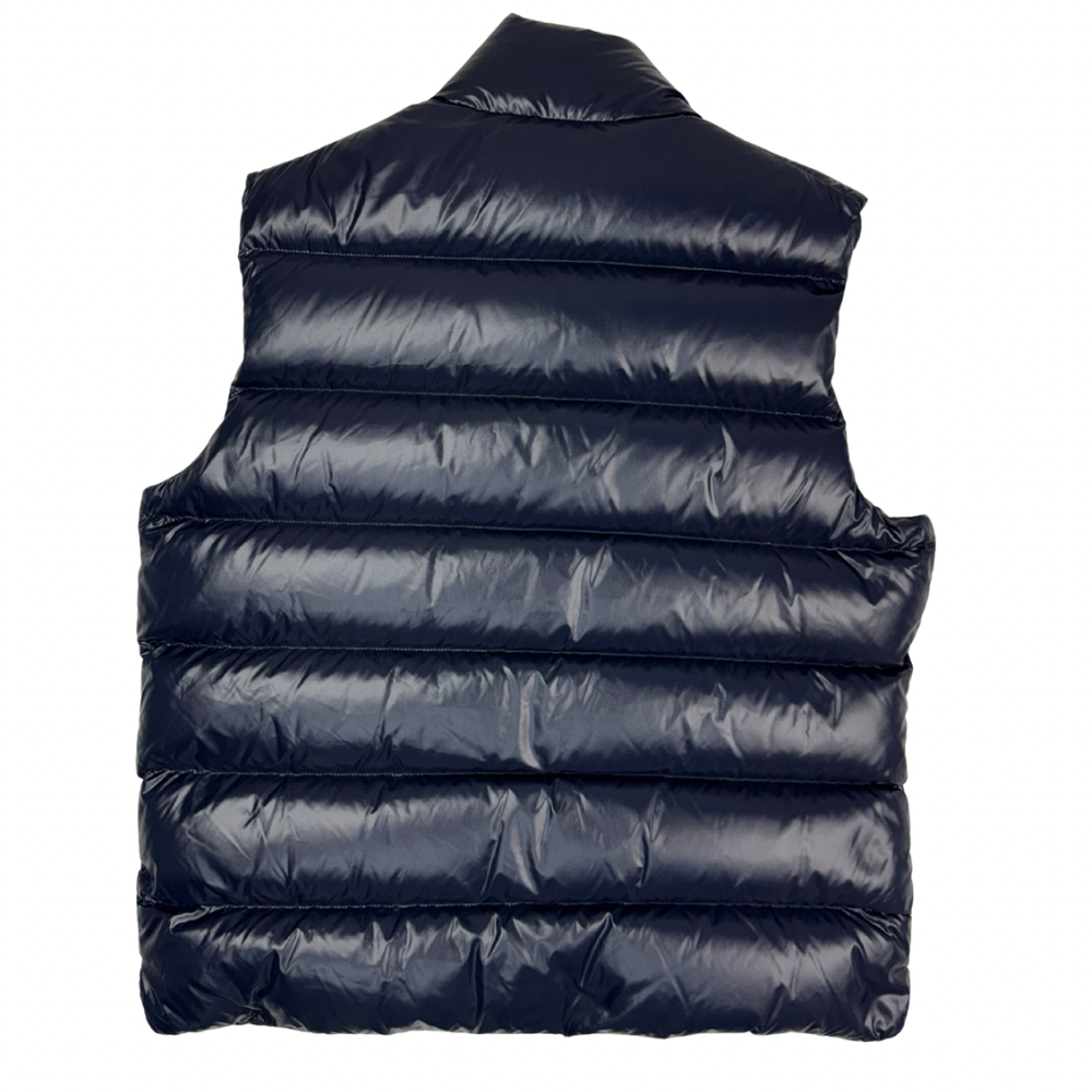 Plumífero sin mangas Moncler Maya azul marino - talla 5 (XL)
