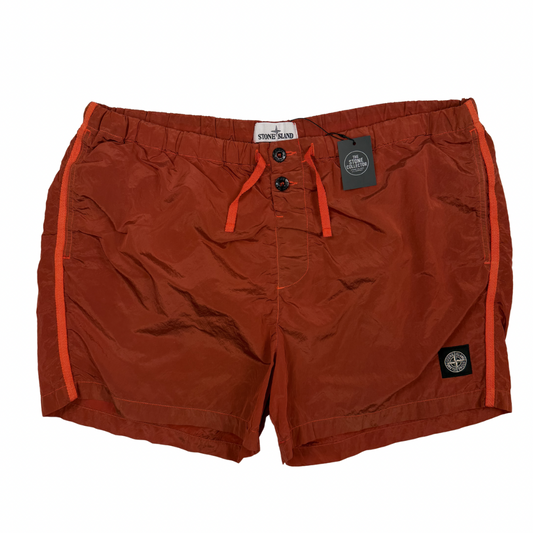 Bañador Nylon Metal Stone Island rojo - talla 2XL