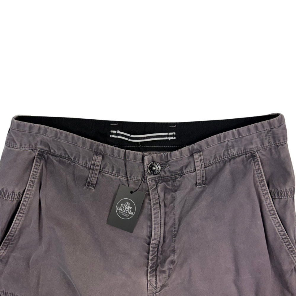 Pantalón Cargo Corto Stone Island gris - talla W/31