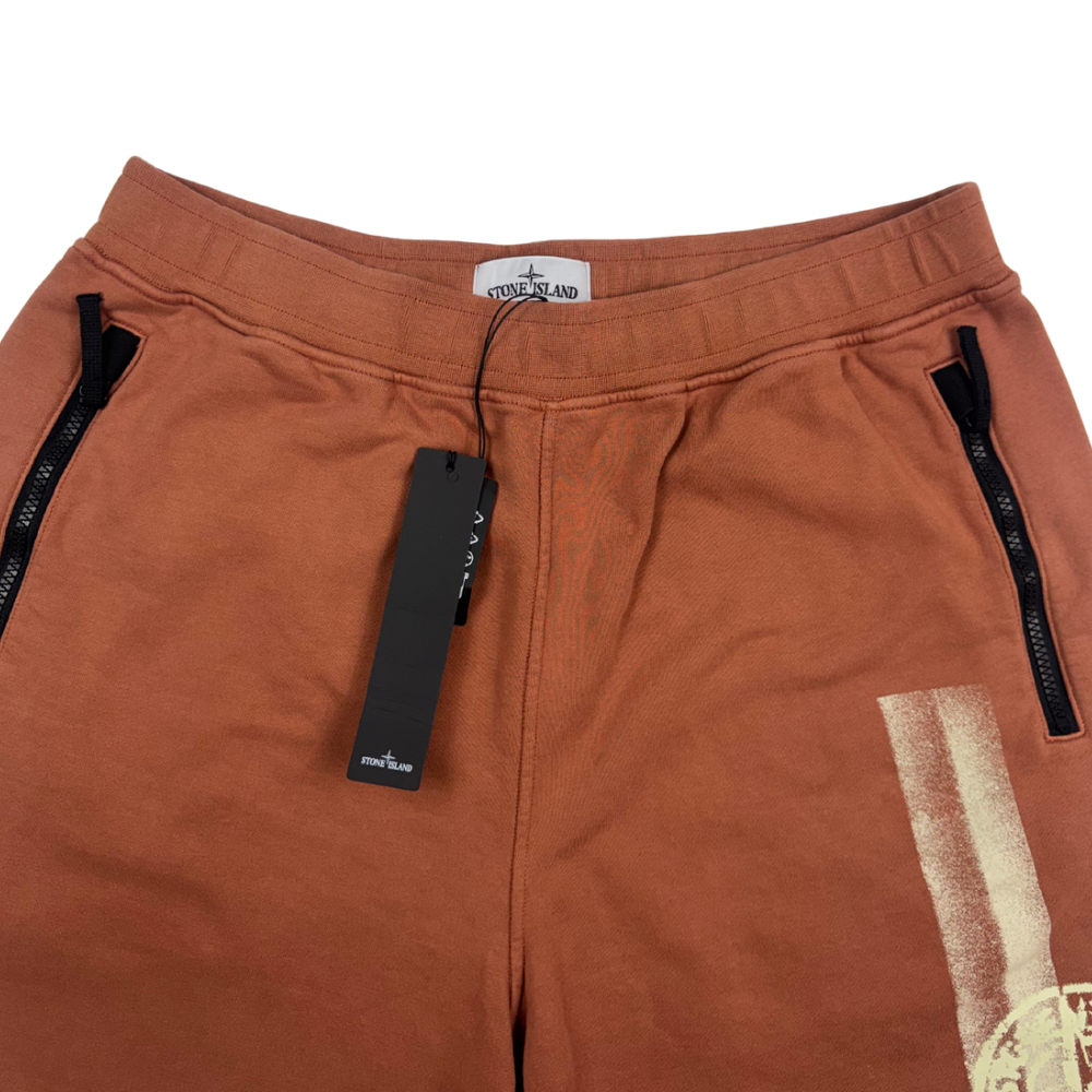 Pantalón Corto Jogger Stone Island Terracota - talla L/XL