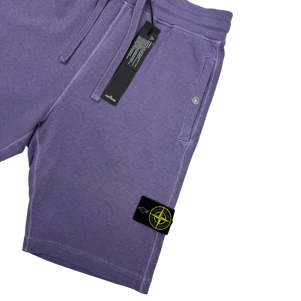 Pantalón Corto Jogger Stone Island lila - talla S/XL