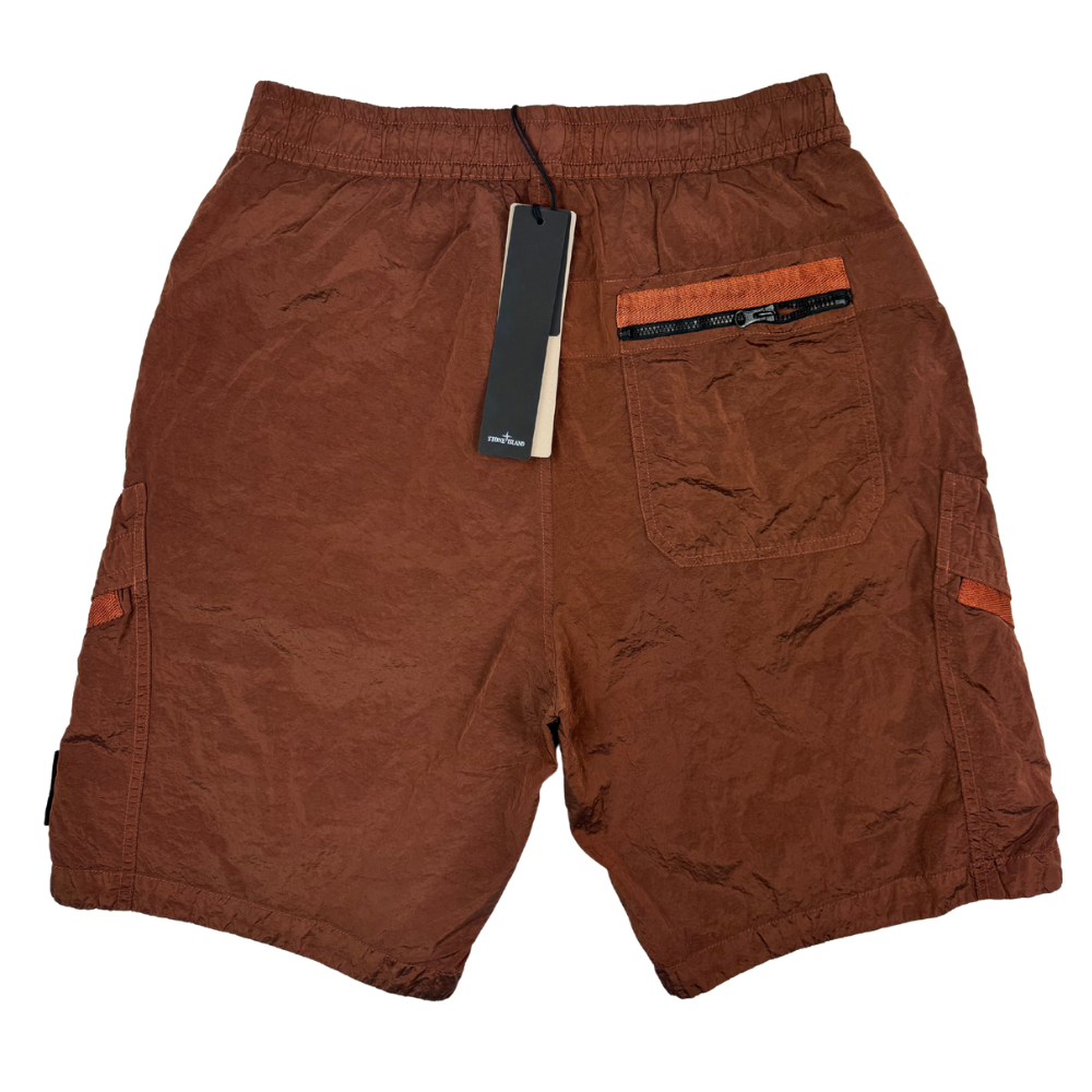 Pantalón Cargo Corto Stone Island Nylon Metal cobre - talla W/30 / W/31