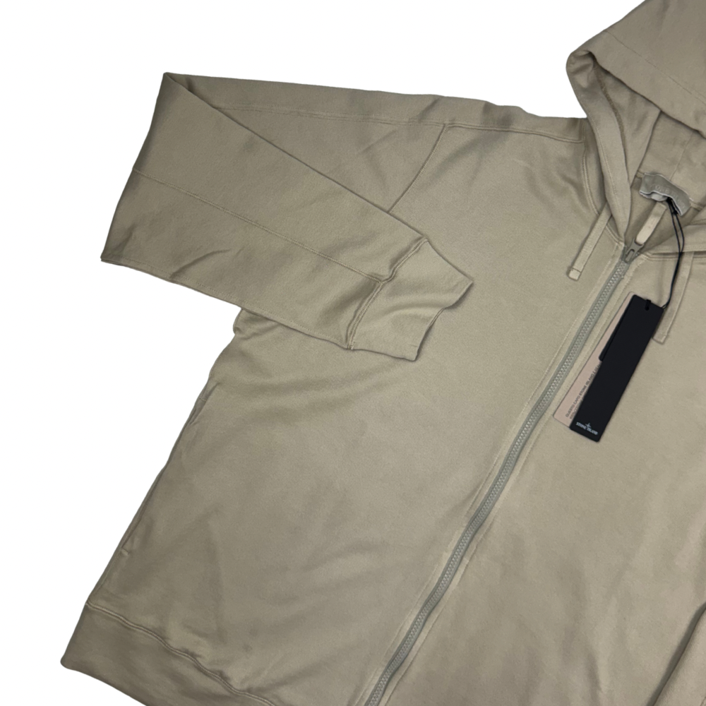 Sudadera Stone Island Ghost con capucha y cremallera arena - talla L-XL-2XL