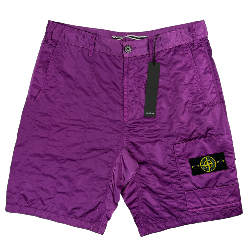 PANTALÓN CARGO CORTO NYLON STONE ISLAND - talla W/30 , W/31, W/32