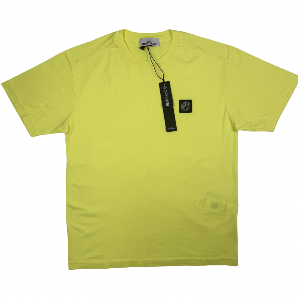 Camiseta Stone Island Amarilla manga corta - talla M / L