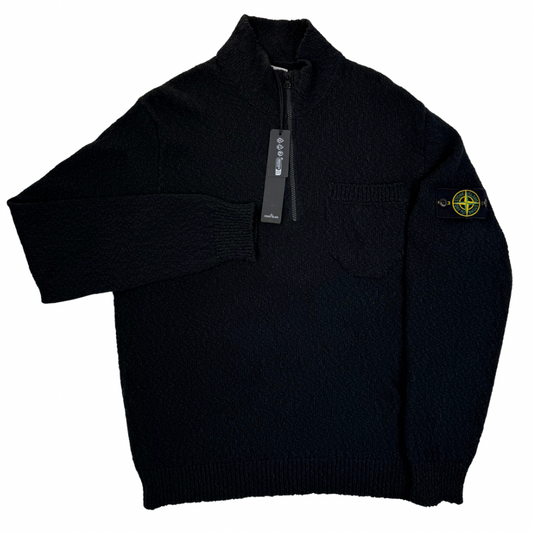 Jersey Stone Island Half-Zip negro - talla M
