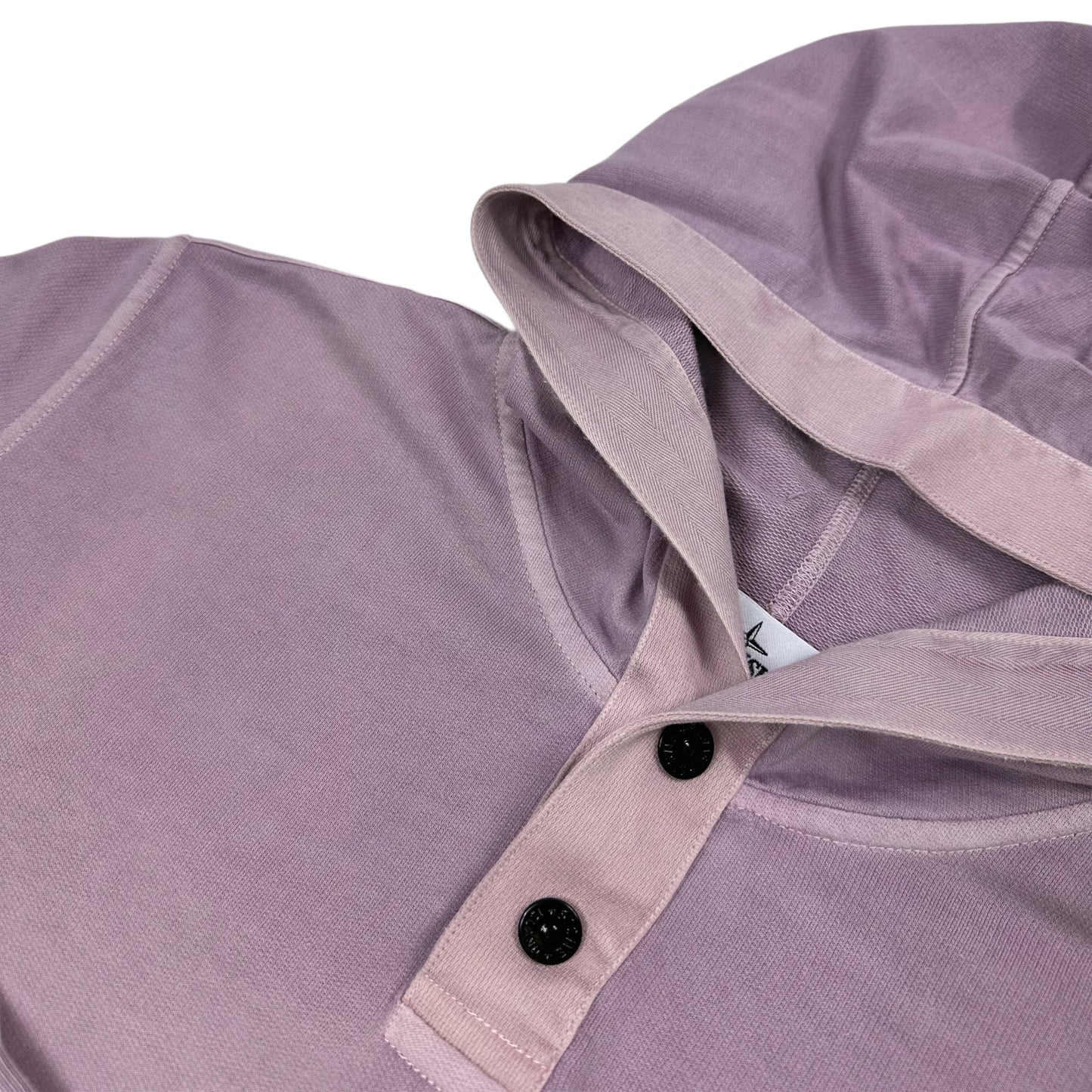 SUDADERA CON CAPUCHA Y BOTONES STONE ISLAND - talla l