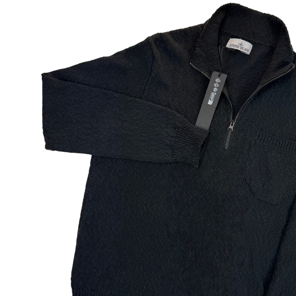 Jersey Stone Island Half-Zip negro - talla M