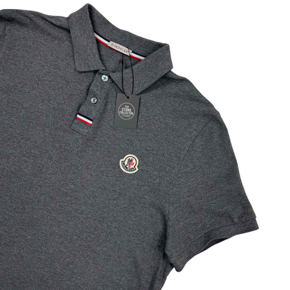 Polo Moncler Gris manga corta - talla L