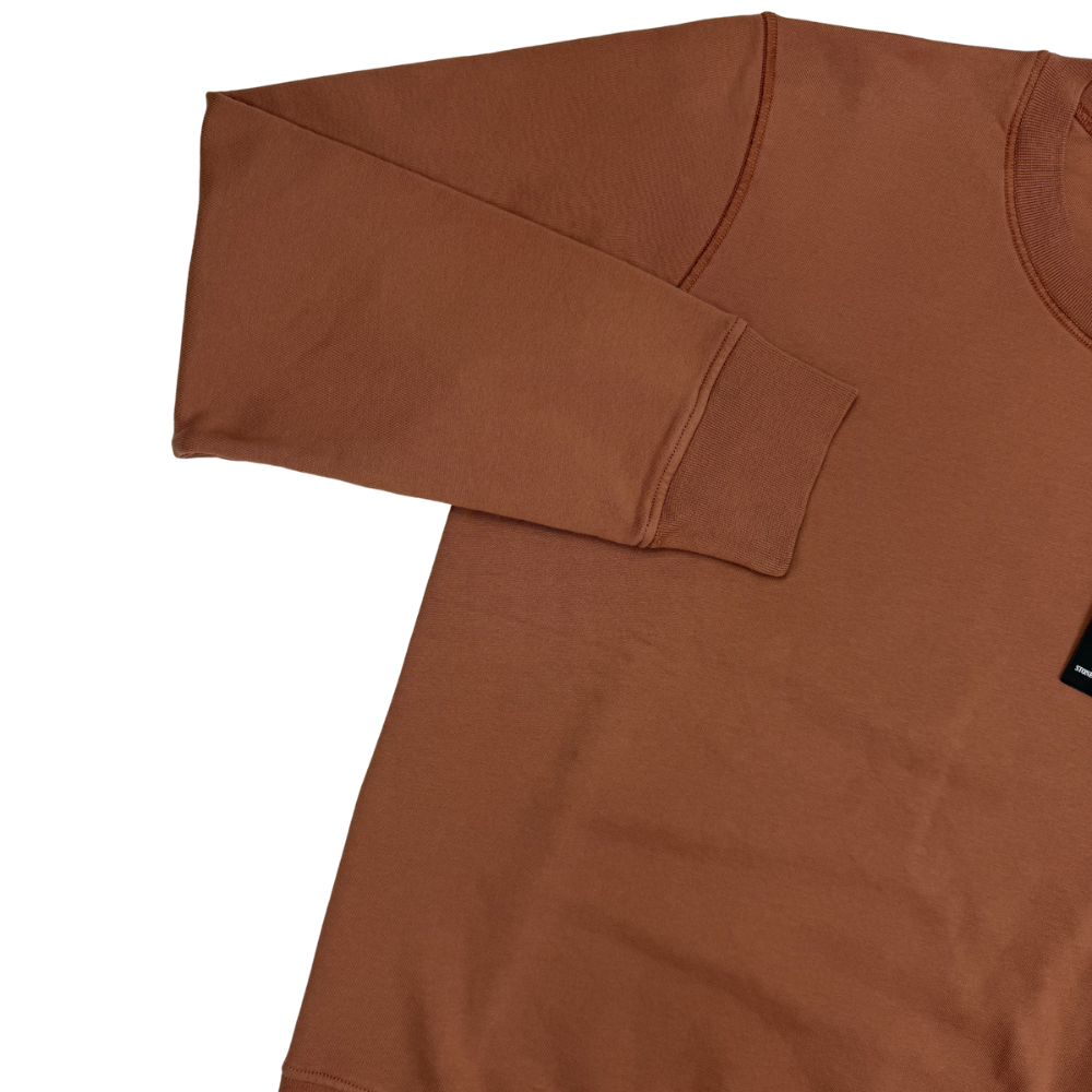 Sudadera Cuello Redondo Stone Island Terracota - talla M