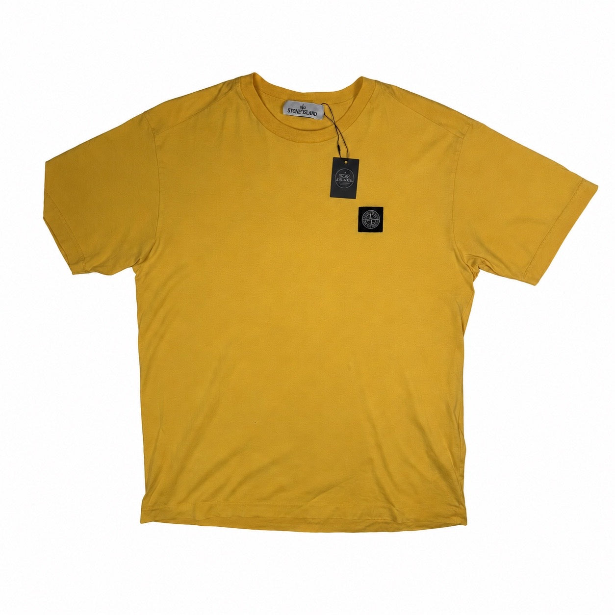 Camiseta Stone Island Amarilla manga corta - talla L