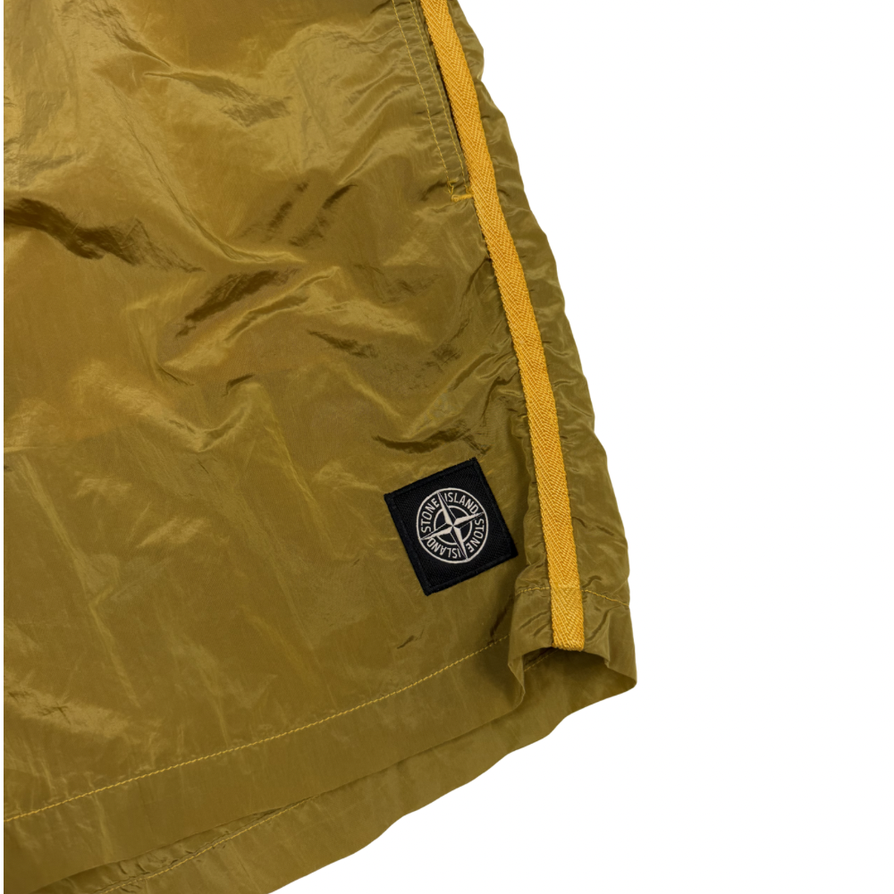 Bañador Nylon Metal Stone Island mostaza - talla 2XL
