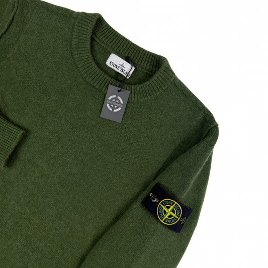 JERSEY CUELLO REDONDO DE LANA STONE ISLAND - talla M