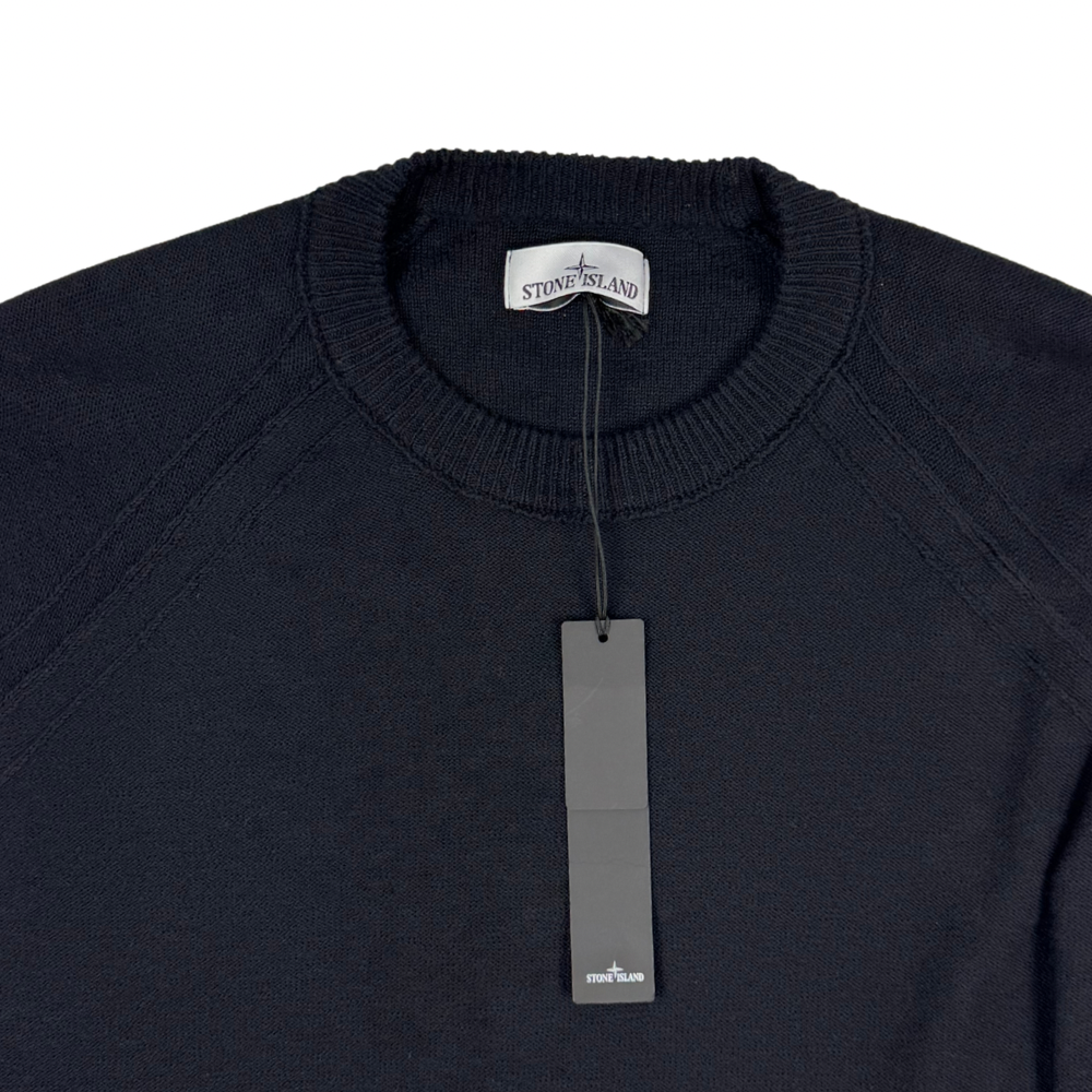 Jersey Stone Island cuello redondo negro - talla 2XL