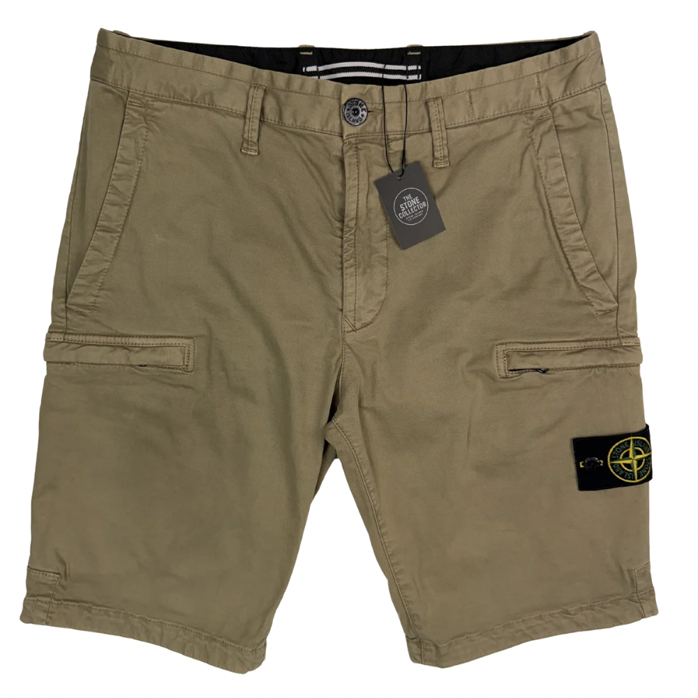 PANTALÓN CARGO CORTO STONE ISLAND - talla W/30