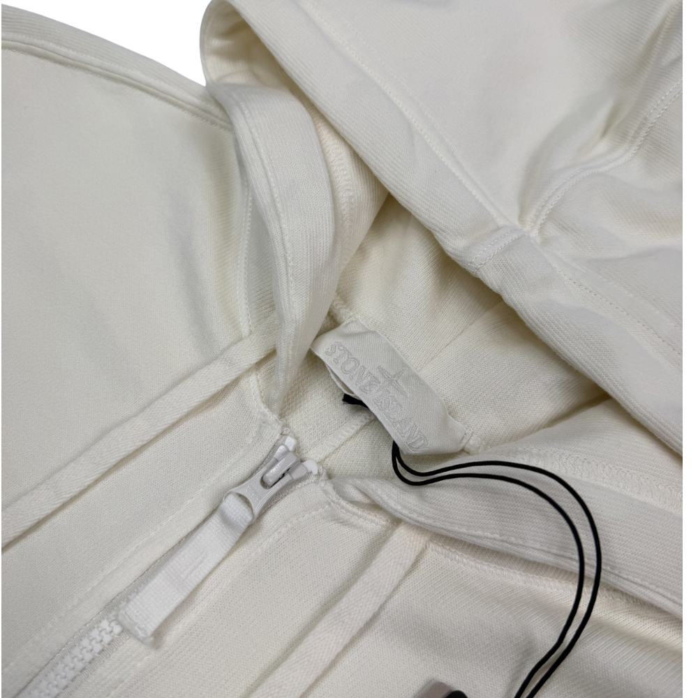Sudadera Con Capucha Stone Island Ghost Blanco Roto - talla L