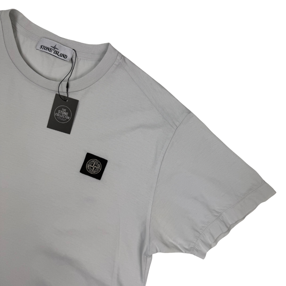 Camiseta Stone Island Blanco Roto manga corta - talla L