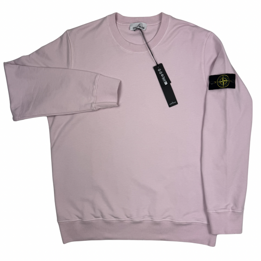 Sudadera cuello redondo Stone Island rosa - talla 2XL