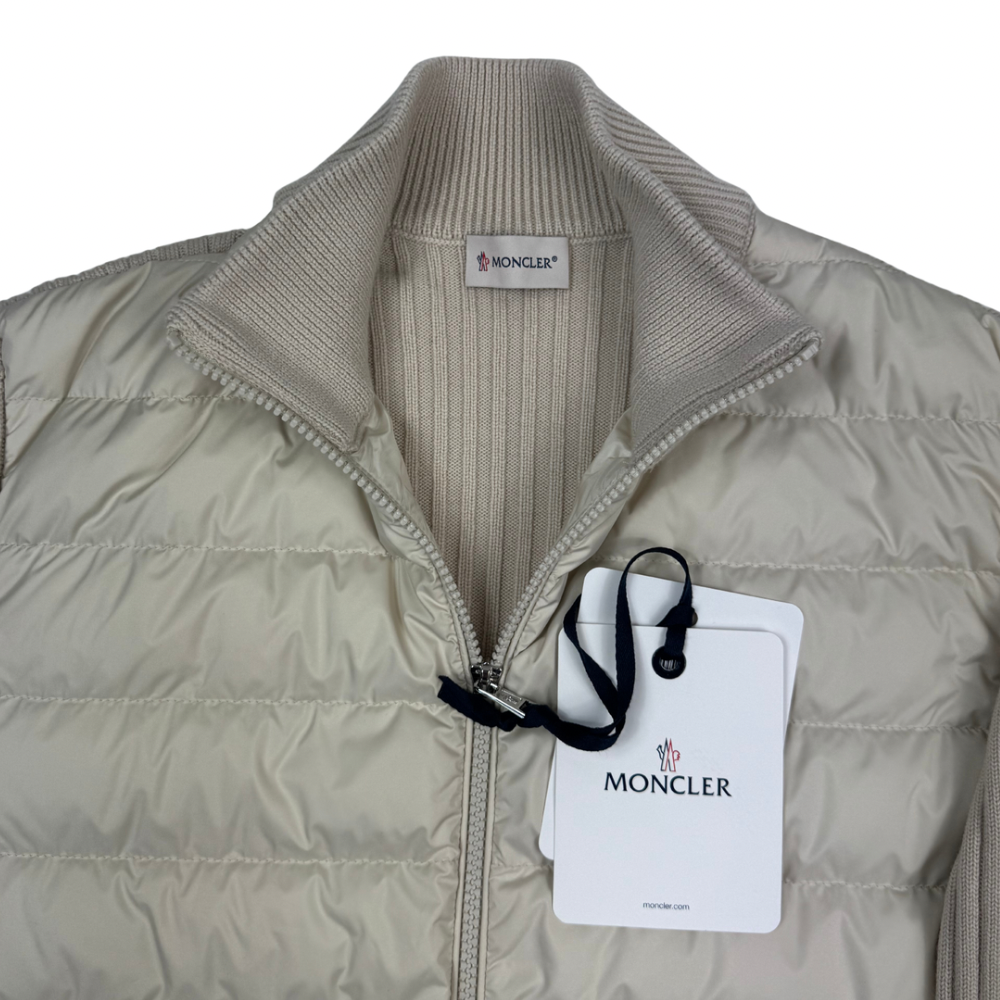 Cardigan Moncler Tricot beige - talla M