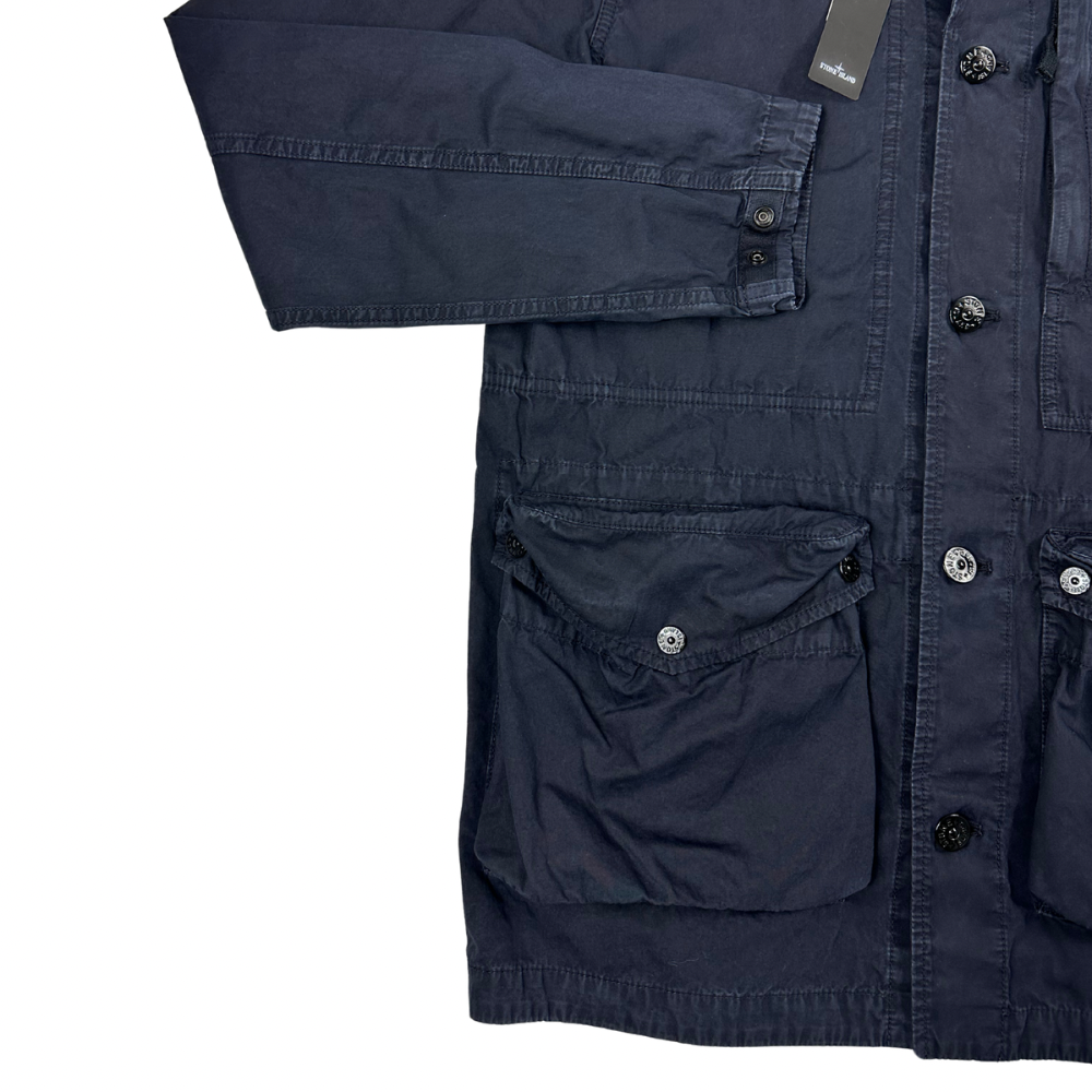 CHAQUETA STONE ISLAND TELA SMERIGLIATA- talla M