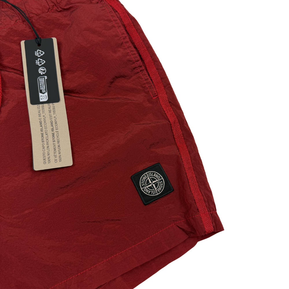 Bañador Stone Island Rojo nylon metal - talla M / L