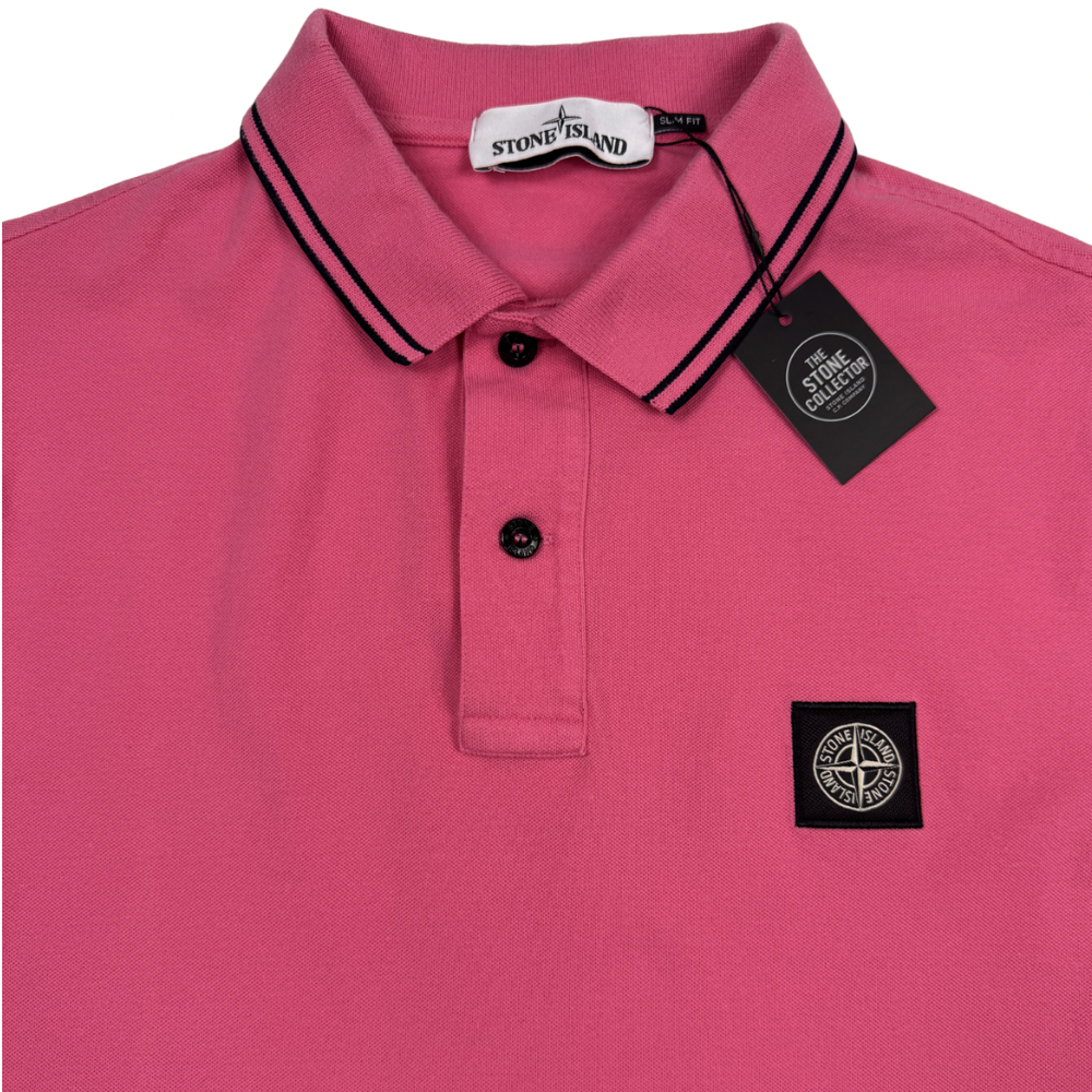 Polo Stone Island Rosa Manga corta - talla XL