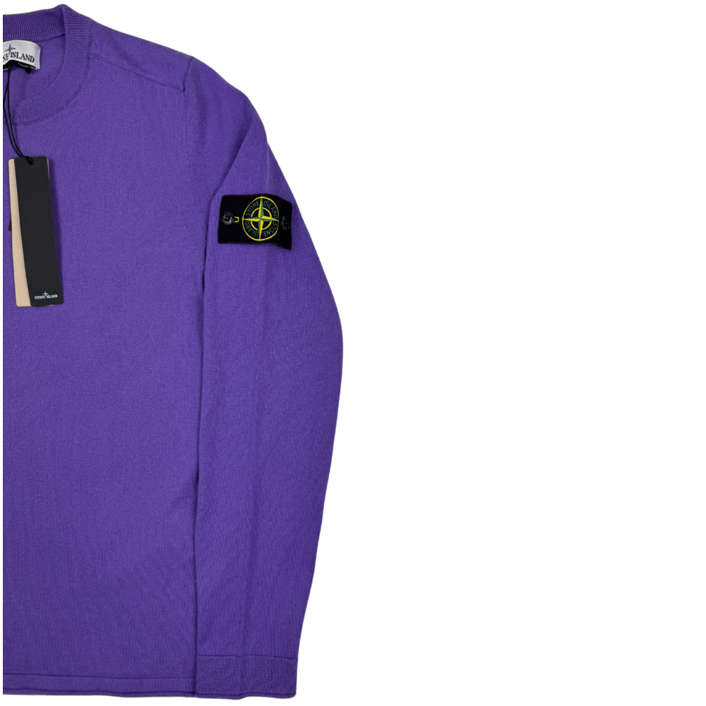 Jersey Stone Island cuello redondo morado - talla M/L/XL/2XL