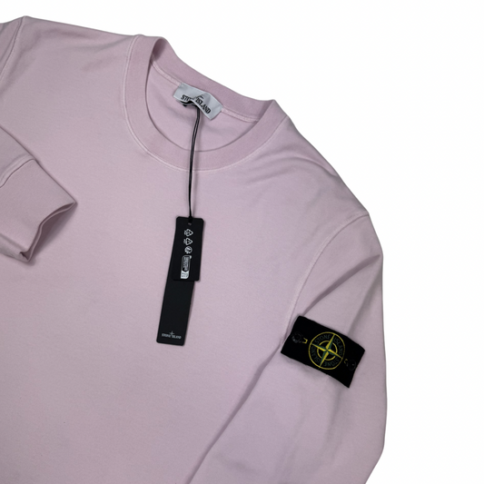 Sudadera cuello redondo Stone Island rosa - talla 2XL